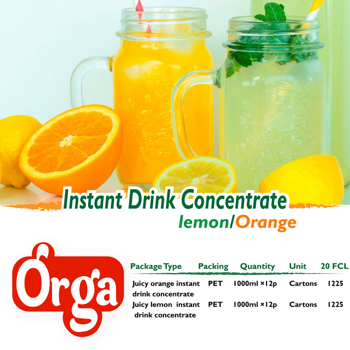 Instant Drink Concentrate